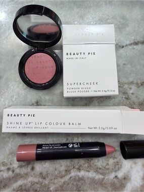 Beauty Pie Supercheek & Shine up lip balm